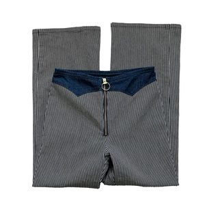 Lykke Wullf Jesse Pant Zip Up Stripe Two Tone Small